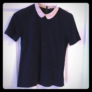 Collared sweater T-shirt